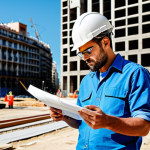 **

"A confident architect, fully clothed in a stylish yet modest outfit, reviewing blueprints on a sunny construction site in Barcelona. Modern architecture in the background. Perfect anatomy, well-formed hands, natural pose, appropriate attire, professional environment, safe for work, appropriate content, professional photography, high quality."

**