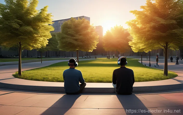 디지털 신호 처리 이론 정리 - The Serenity of Sound: DSP-Enhanced Audio Experience**

"A diverse group of individuals, aged approx...