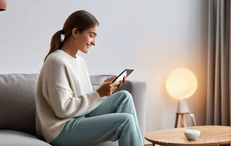 AI와 전자공학의 결합 사례 - **Prompt 1: Smart Home Serenity**
"A cozy, modern living room at dusk, exuding warmth and comfor...